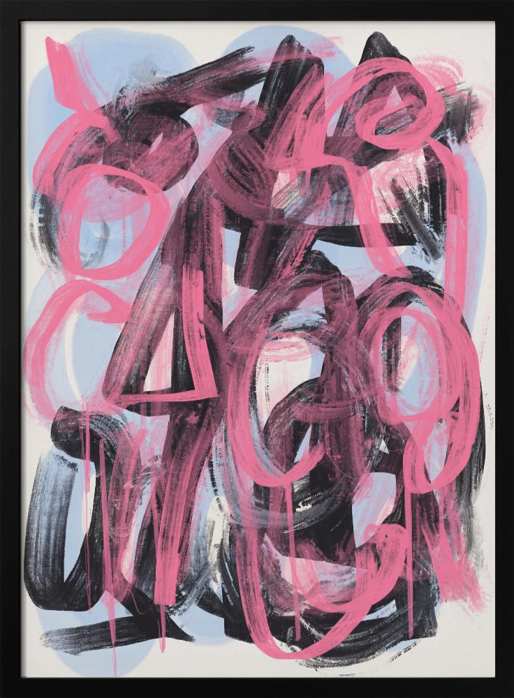 Wall Art Dry Brush Abstract by Little Dean-canvas-DECOROLALA