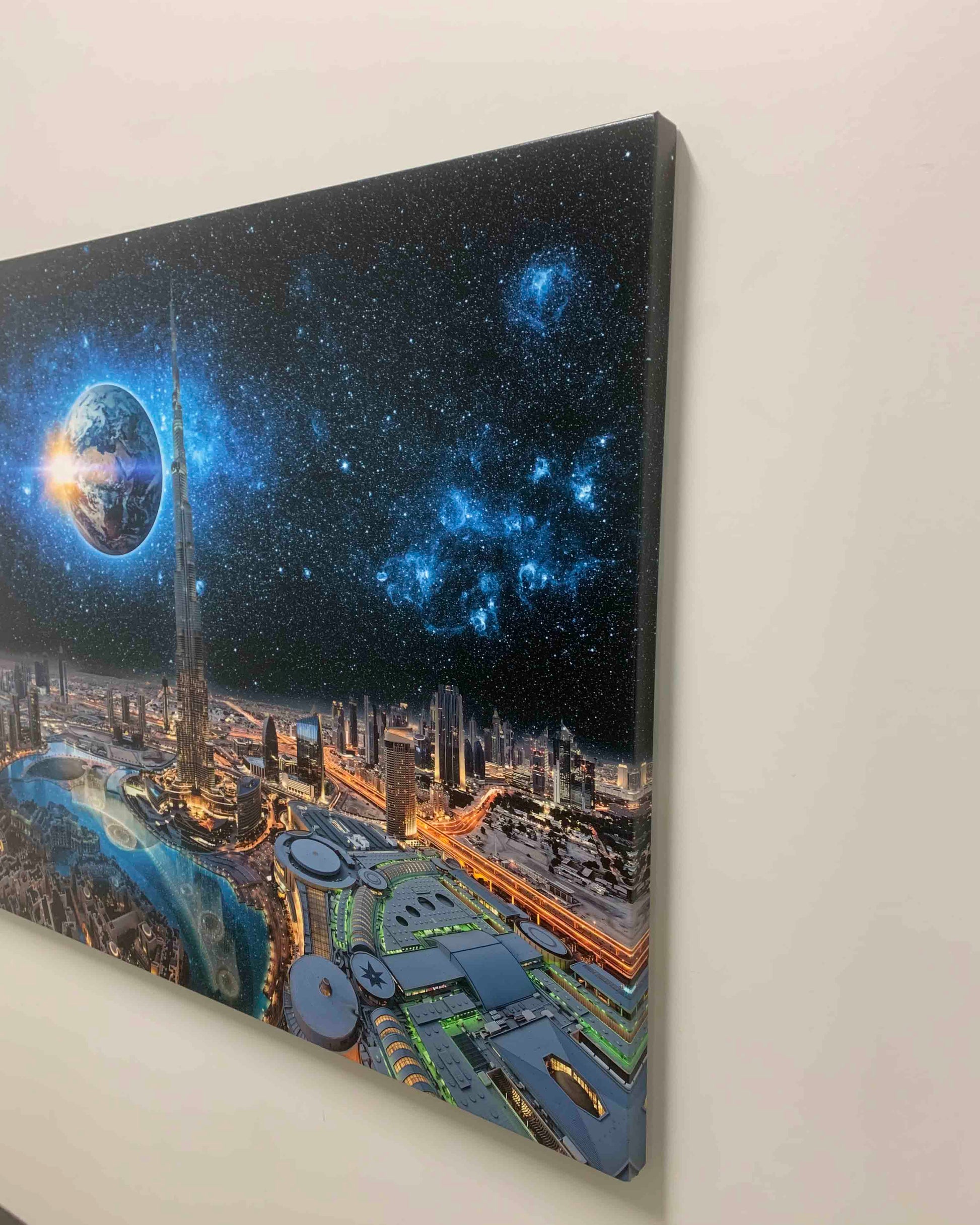 Wall Art Dubai Skyline Canvas Print-Wall Art-DECOROLALA