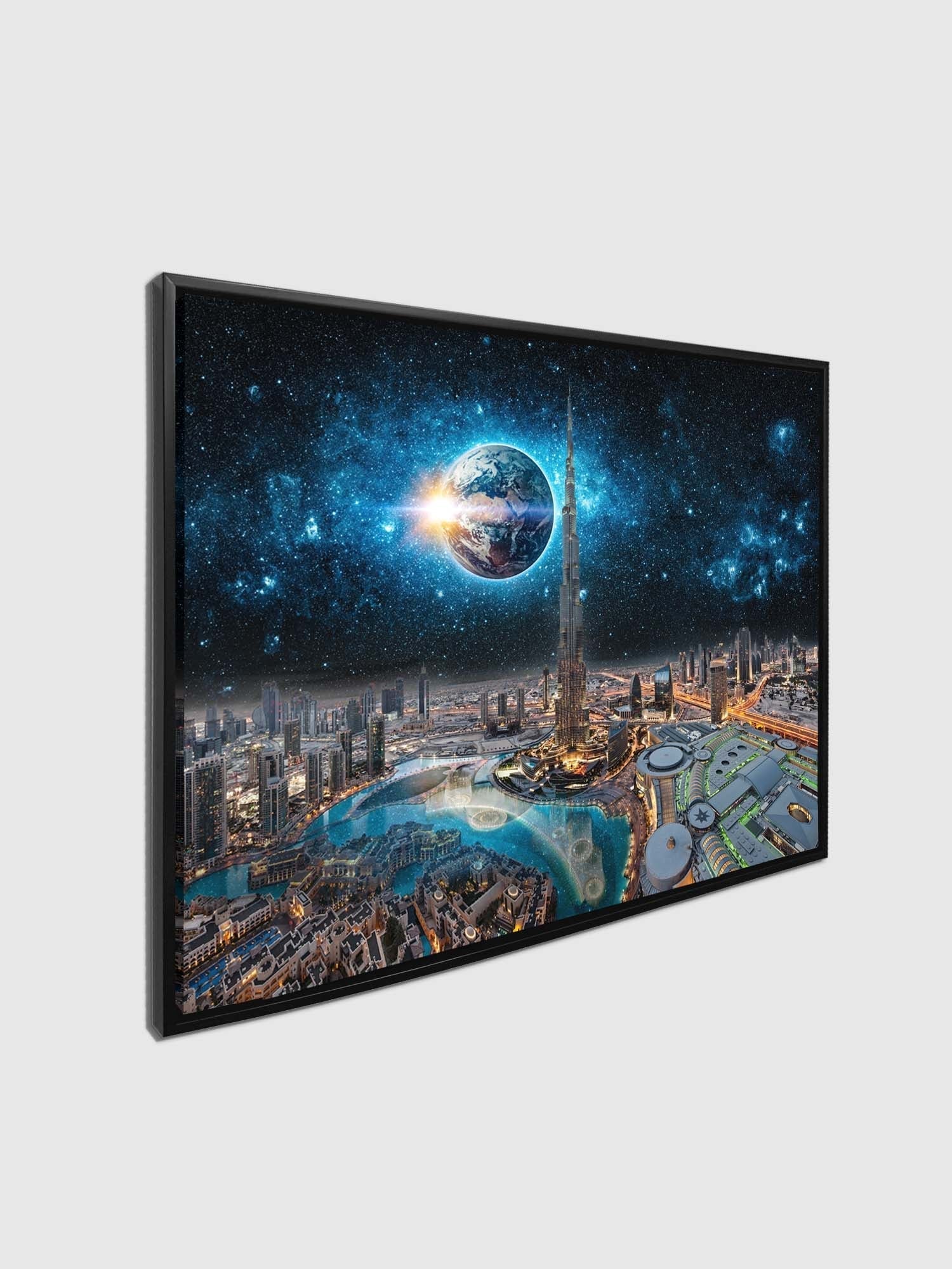 Wall Art Dubai Skyline Canvas Print-Wall Art-DECOROLALA