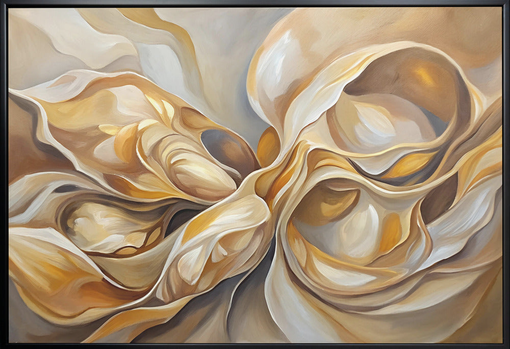 Wall Art Ethereal Desert Waves by Miguel Bruzual-Canvas Print-DECOROLALA