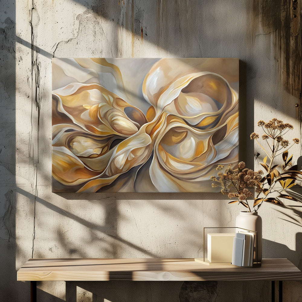 Wall Art Ethereal Desert Waves by Miguel Bruzual-Canvas Print-DECOROLALA