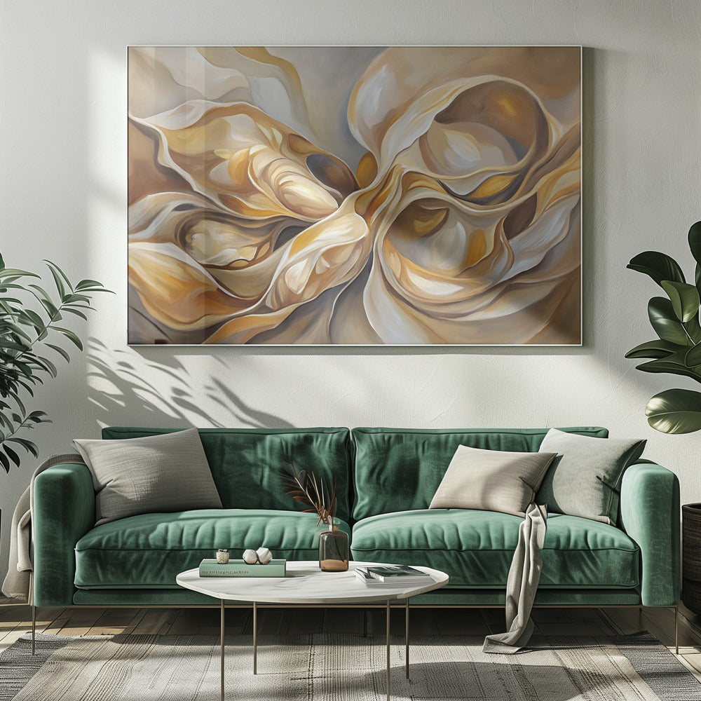 Wall Art Ethereal Desert Waves by Miguel Bruzual-Canvas Print-DECOROLALA