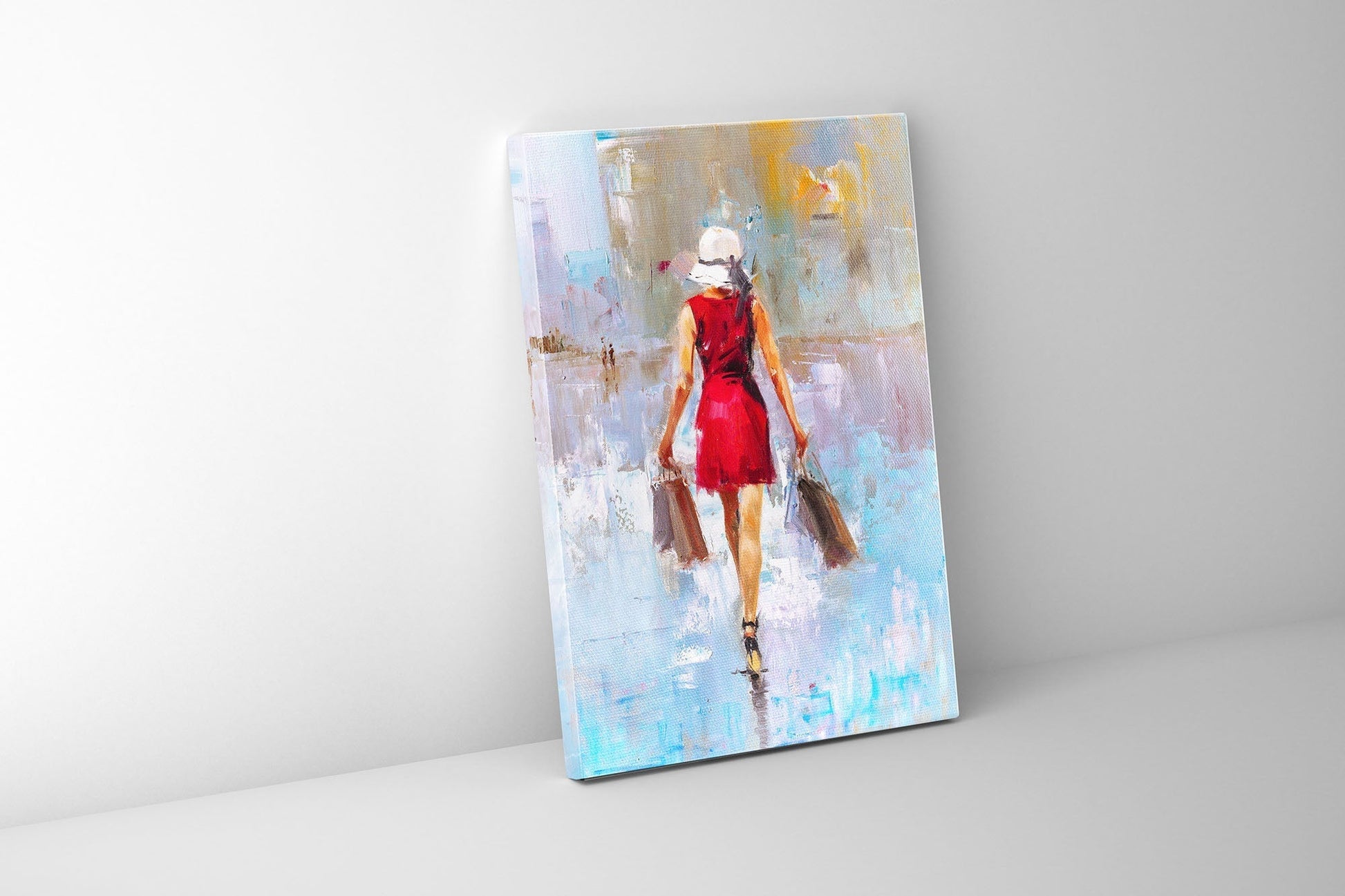 Wall Art Fashion Lady Canvas Print RGB-Wall Art-DECOROLALA