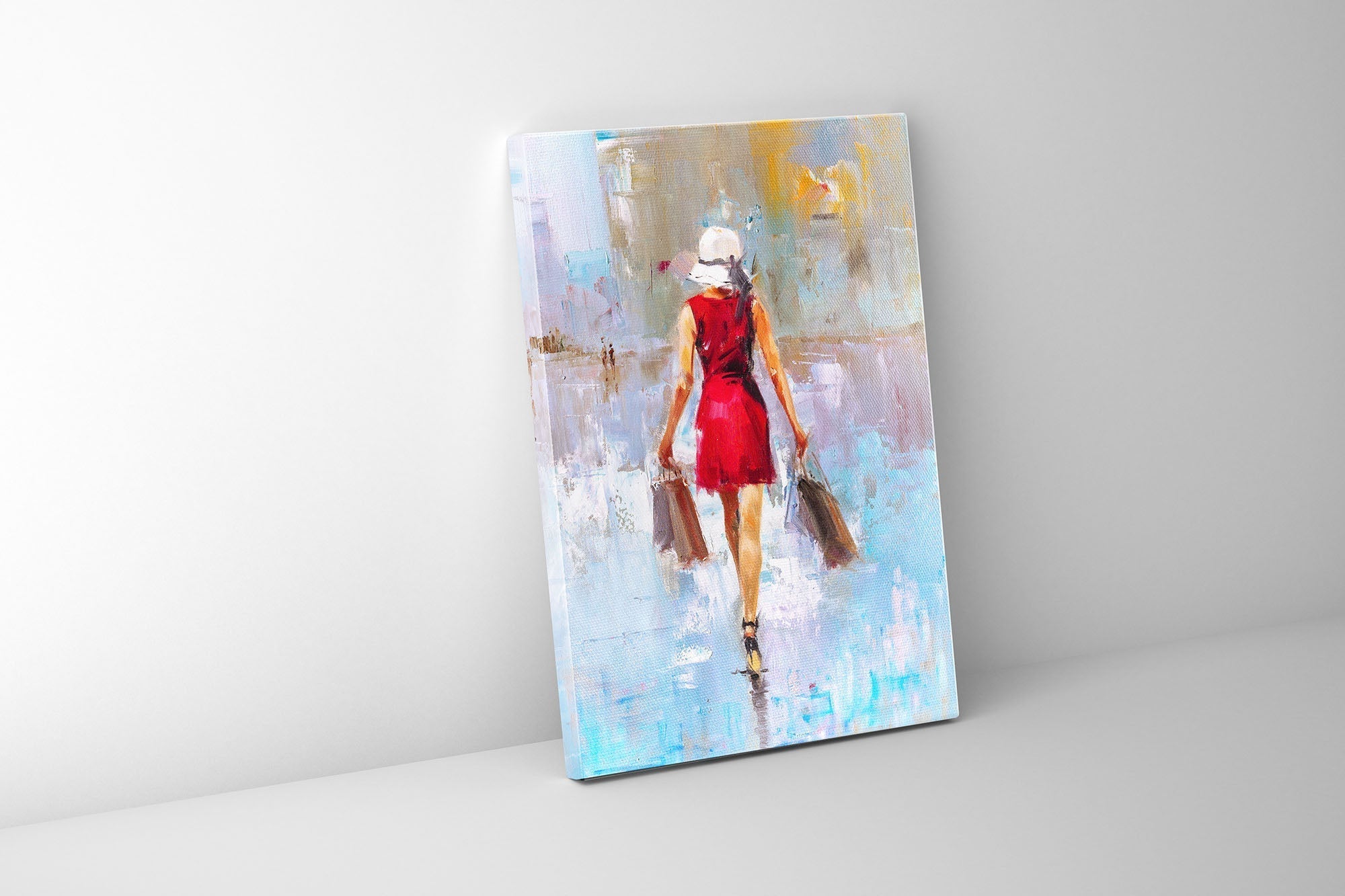 Wall Art Fashion Lady Canvas Print RGB-Wall Art-DECOROLALA