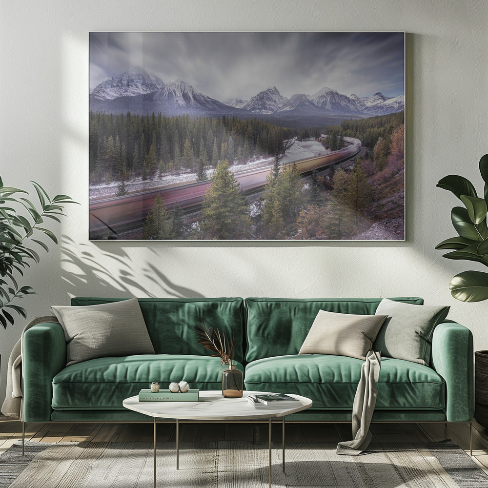Wall Art Fast Train by Jorge Ruiz Dueso-Canvas Print-DECOROLALA
