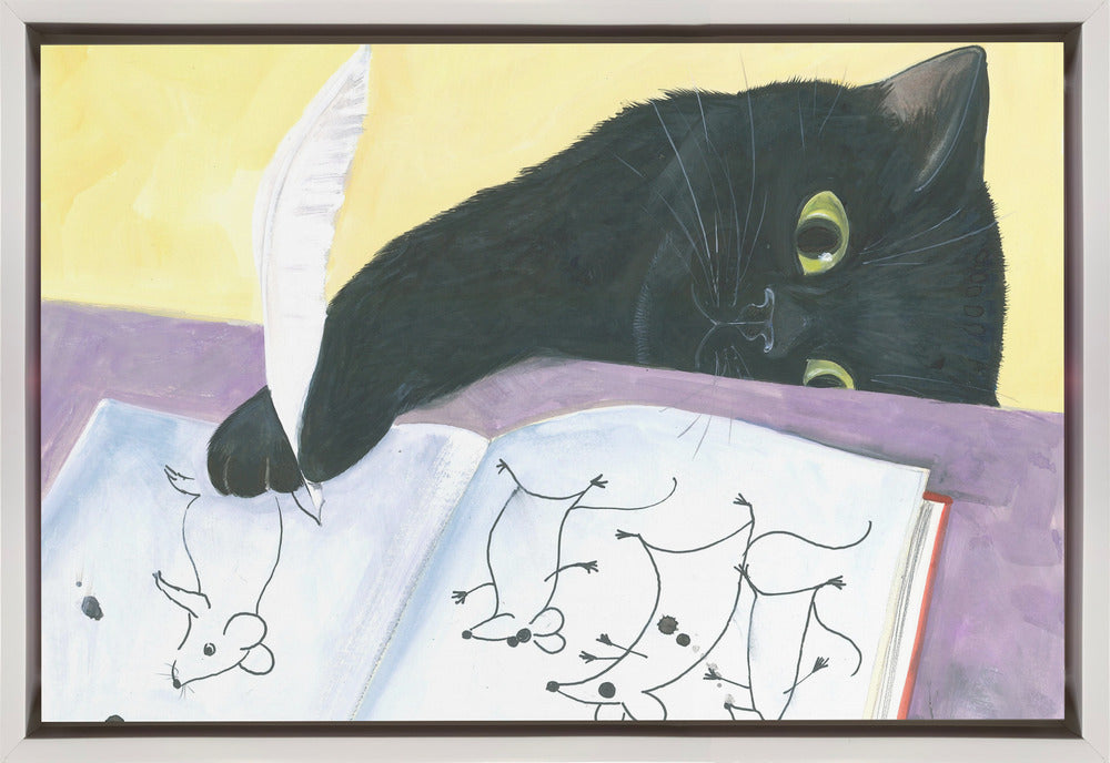 Wall Art Feline Imagination by Isabelle Brent-Canvas Print-DECOROLALA
