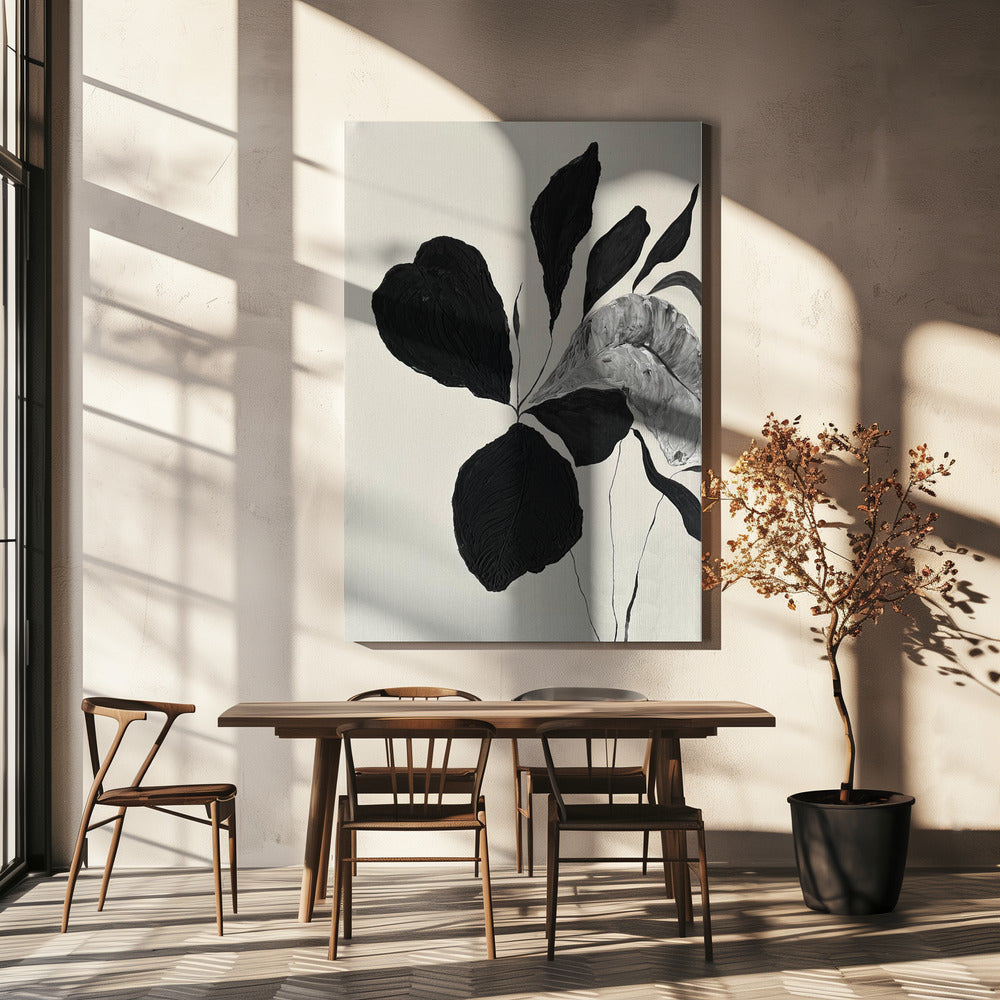 Wall Art Floral Abstract 2 by Soniya Vijayakumar-Canvas Print-DECOROLALA