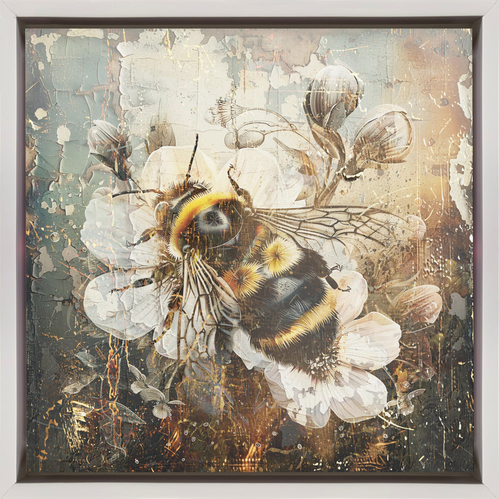 Wall Art Floral Animals Vintage Illustration 08-canvas-DECOROLALA