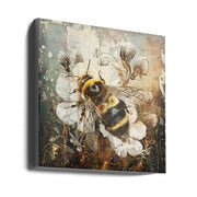 Wall Art Floral Animals Vintage Illustration 08-canvas-DECOROLALA