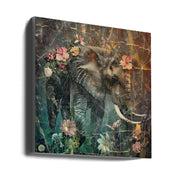Wall Art Floral Animals Vintage Illustration-canvas-DECOROLALA