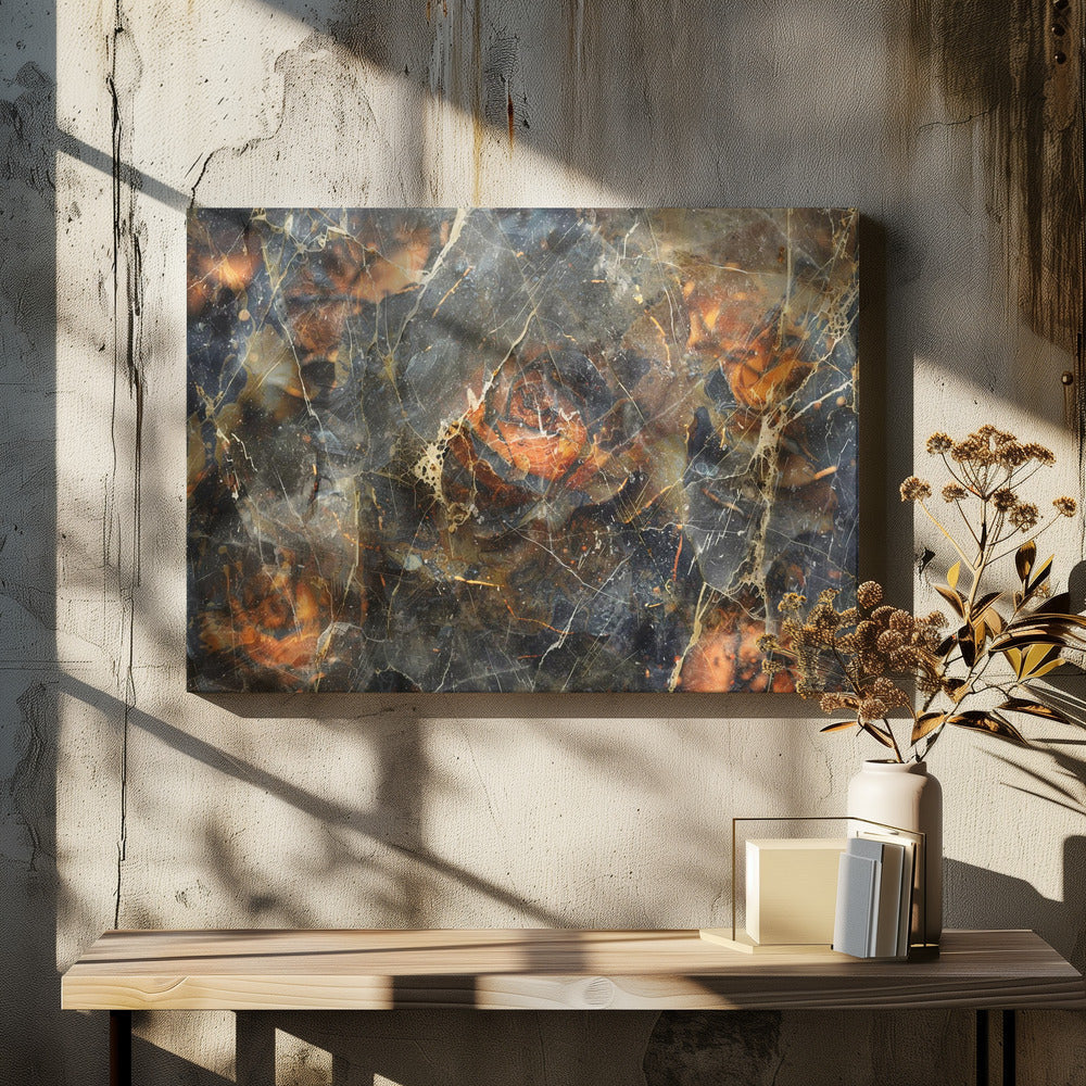 Wall Art Floral Vintage Illustration by Rafal Kulik-Canvas Print-DECOROLALA