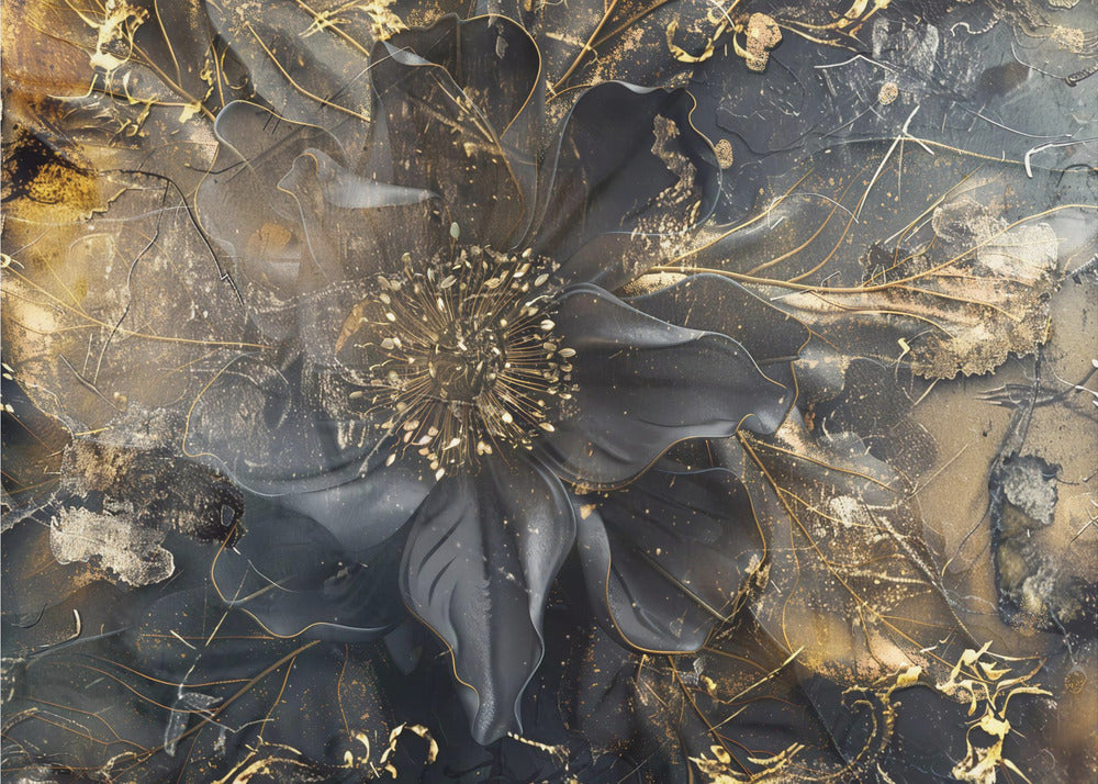 Wall Art Flower Floral Illustration by Rafal Kulik-canvas-DECOROLALA