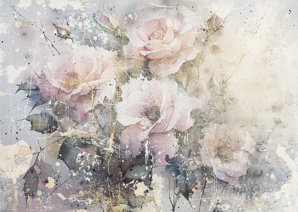 Wall Art Flower Floral Illustration by Rafal Kulik-canvas-DECOROLALA