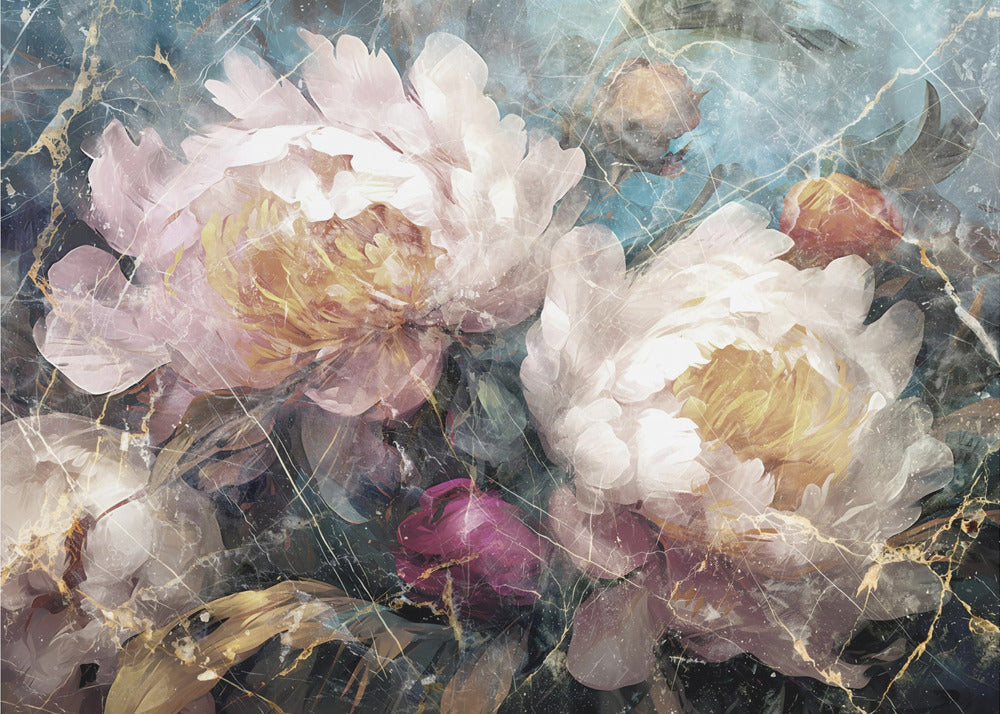 Wall Art Flower Floral Illustration by Rafal Kulik-canvas-DECOROLALA