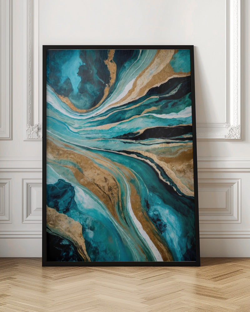 Wall Art Flowing Through Time by Alpenglow Workshop-canvas-DECOROLALA