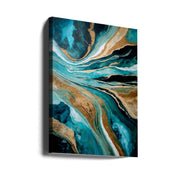 Wall Art Flowing Through Time by Alpenglow Workshop-canvas-DECOROLALA