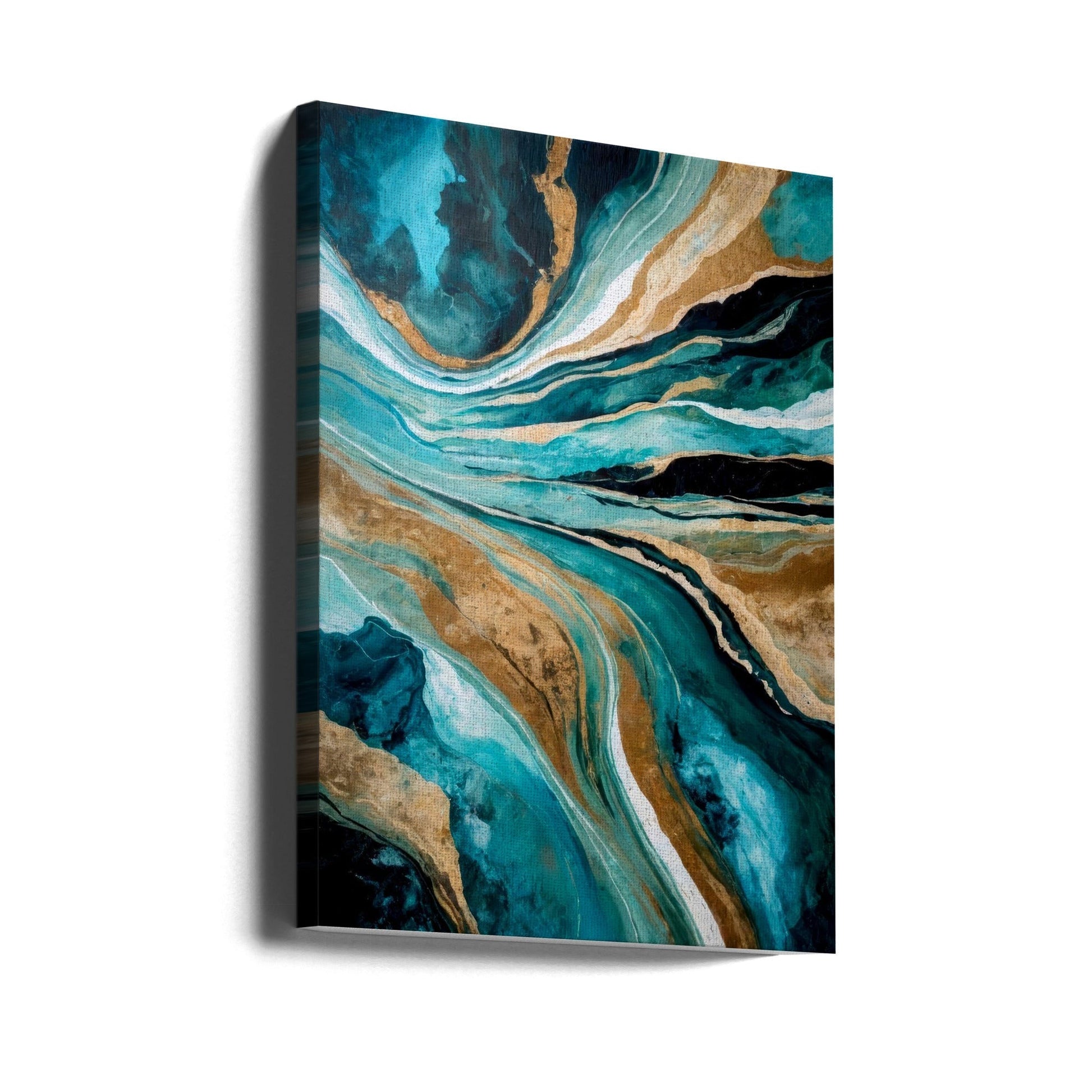 Wall Art Flowing Through Time by Alpenglow Workshop-canvas-DECOROLALA