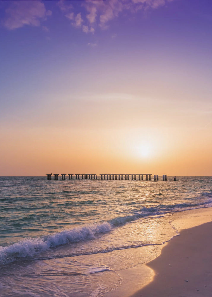 Wall Art Gasparilla Island Sunset by Melanie Viola-canvas-DECOROLALA