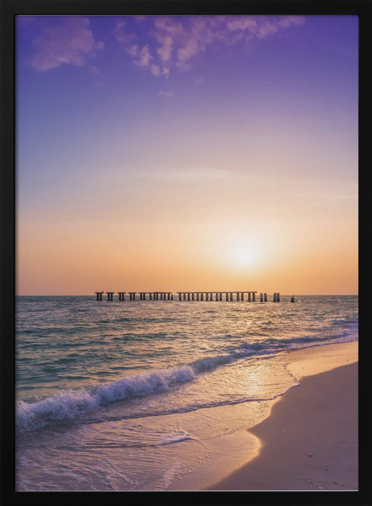 Wall Art Gasparilla Island Sunset by Melanie Viola-canvas-DECOROLALA