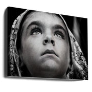 Wall Art Girl with Sardinian Veil by Cavalli-Canvas Print-DECOROLALA