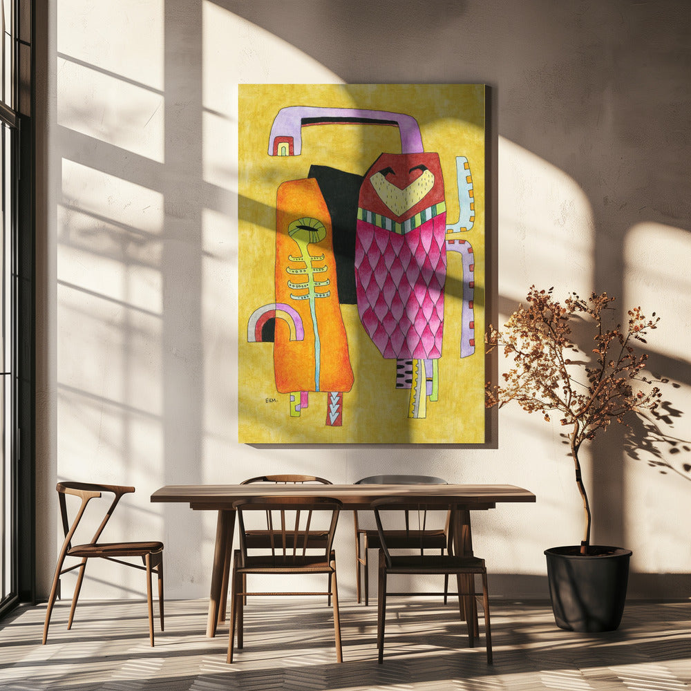 Wall Art Gladiolus by Elena Khomutova-Miller-canvas-DECOROLALA