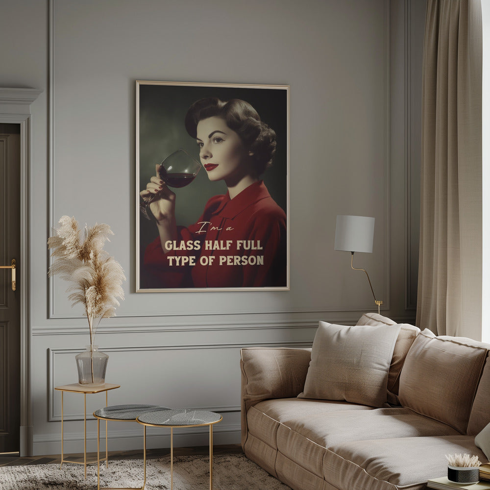 Wall Art - Glass Half Full by Andreas Magnusson-Canvas Print-DECOROLALA