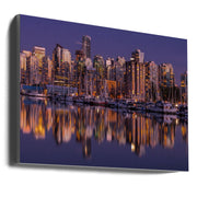 Wall Art Glowing Vancouver by Andreas Agazzi-Canvas Print-DECOROLALA