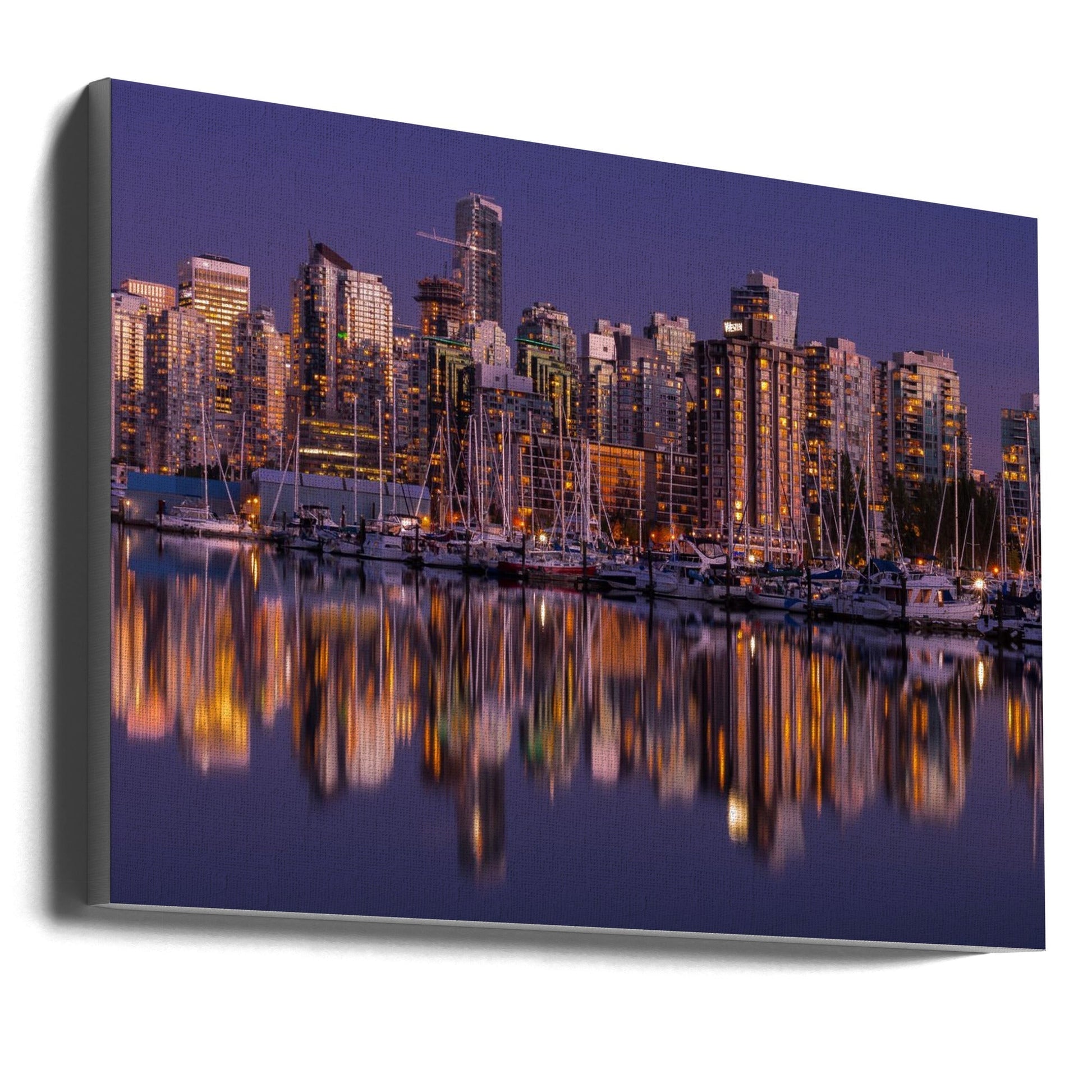 Wall Art Glowing Vancouver by Andreas Agazzi-Canvas Print-DECOROLALA