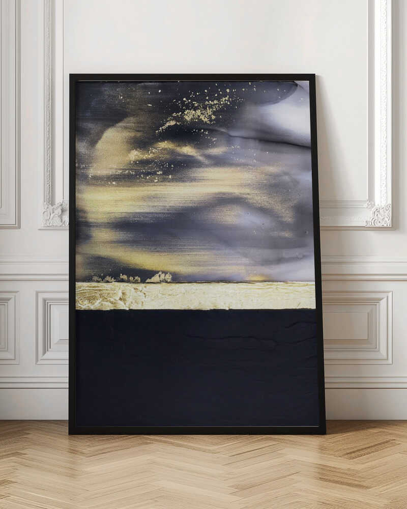 Wall Art Gold Noir 2 by Alyson Storms-canvas prints-DECOROLALA