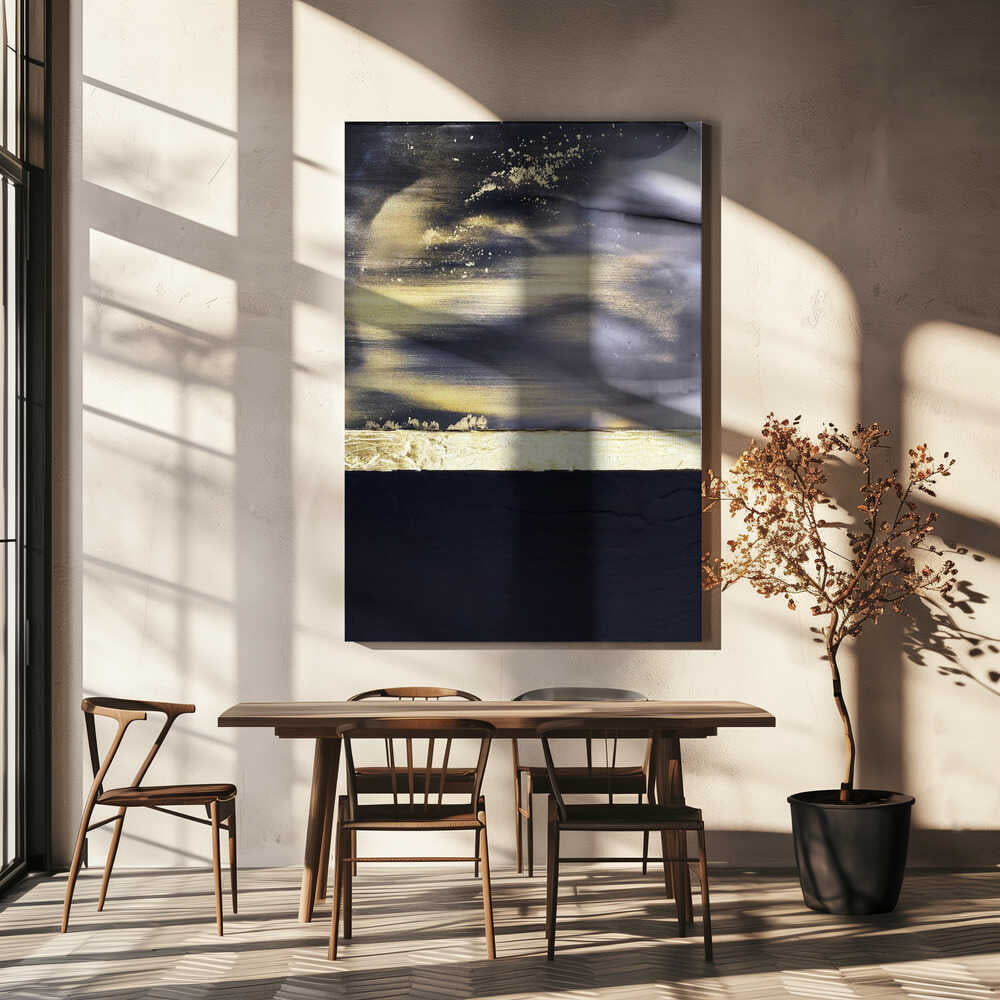 Wall Art Gold Noir 2 by Alyson Storms-canvas prints-DECOROLALA
