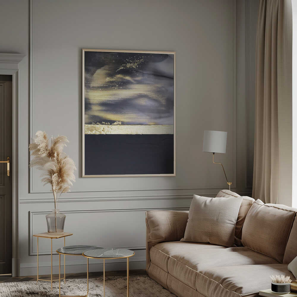 Wall Art Gold Noir 2 by Alyson Storms-canvas prints-DECOROLALA