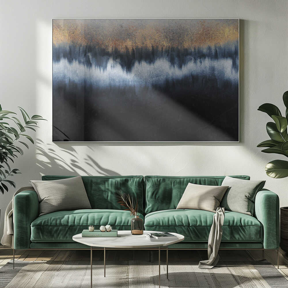 Wall Art Golden Horizon by Elisabeth Fredriksson-Canvas Print-DECOROLALA