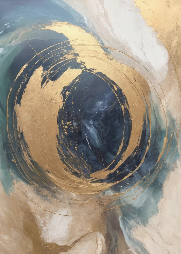 Wall Art Golden Vortex by Alpenglow Workshop-canvas-DECOROLALA