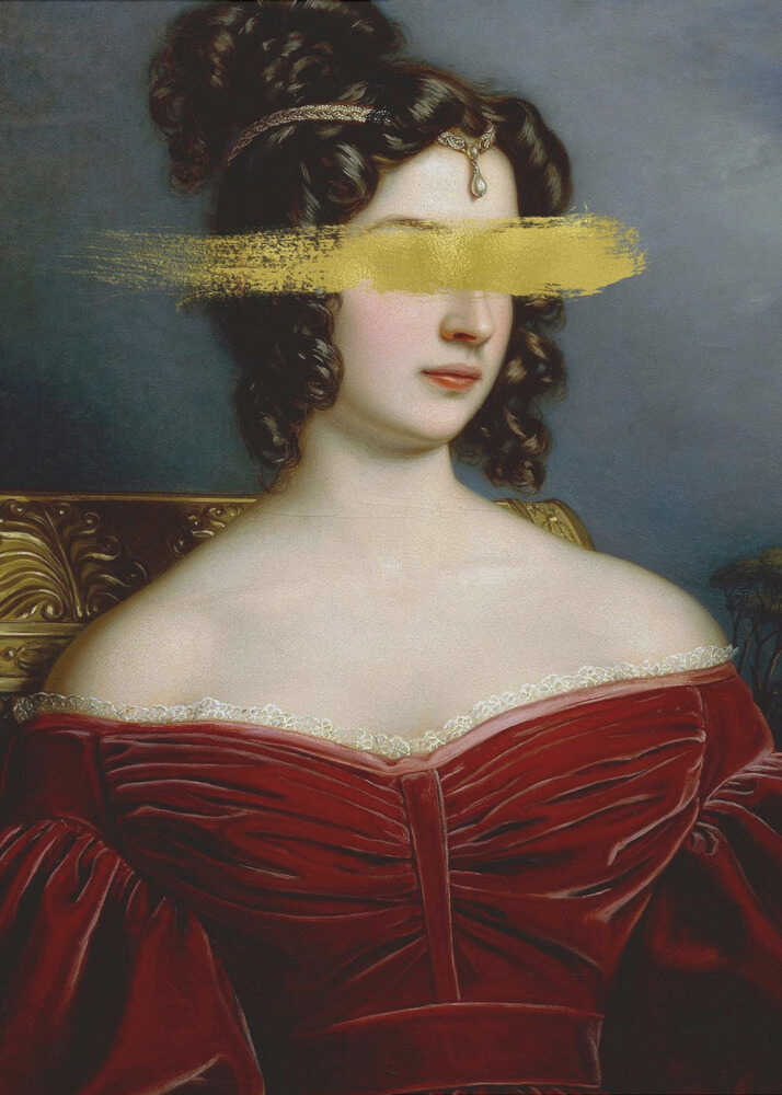 Wall Art Goldmarianna Ratioiso by Talitha McQueen-canvas prints-DECOROLALA