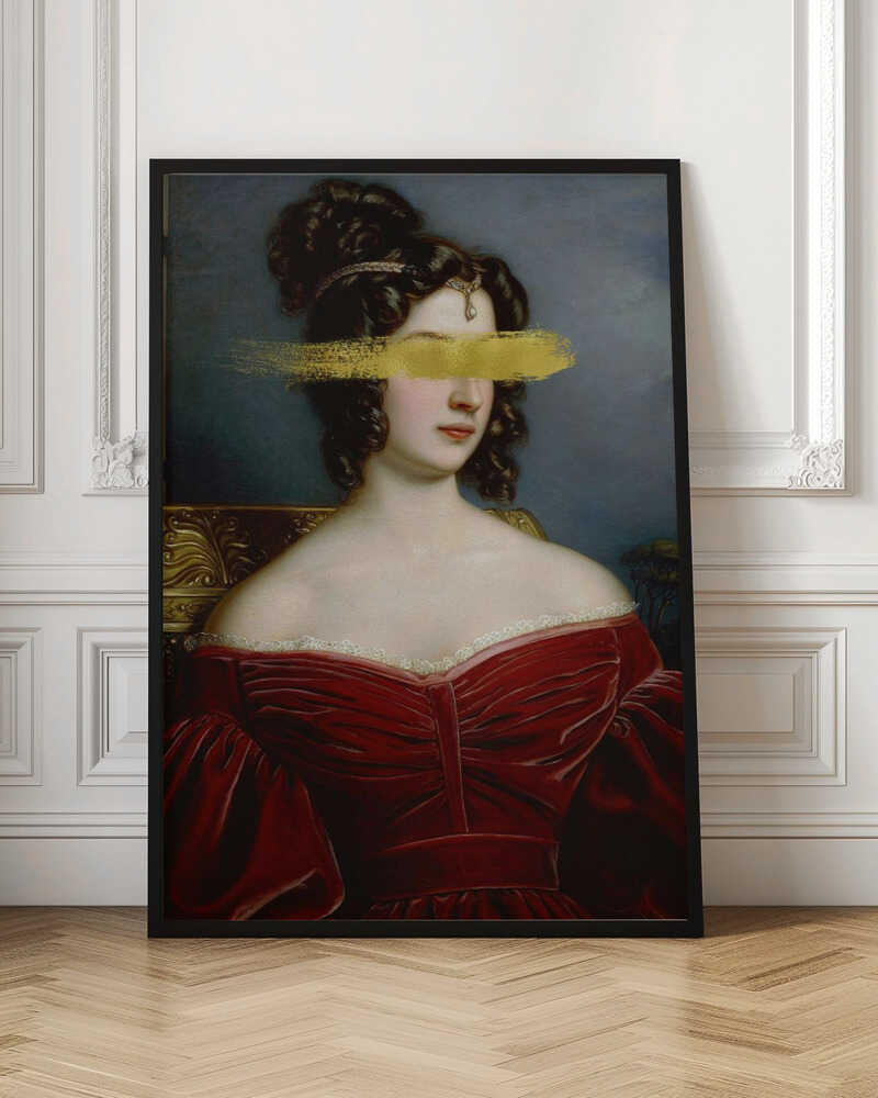 Wall Art Goldmarianna Ratioiso by Talitha McQueen-canvas prints-DECOROLALA
