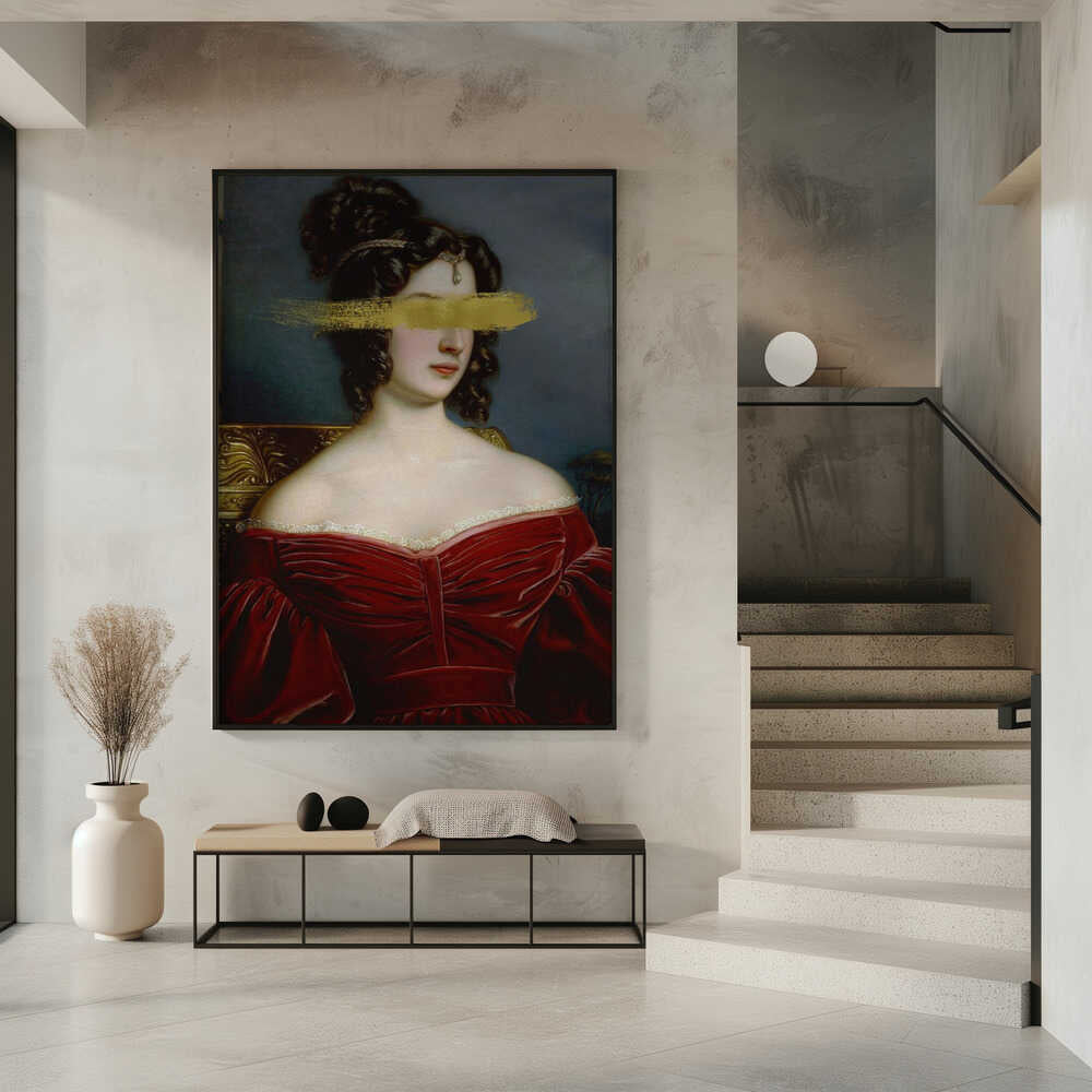 Wall Art Goldmarianna Ratioiso by Talitha McQueen-canvas prints-DECOROLALA