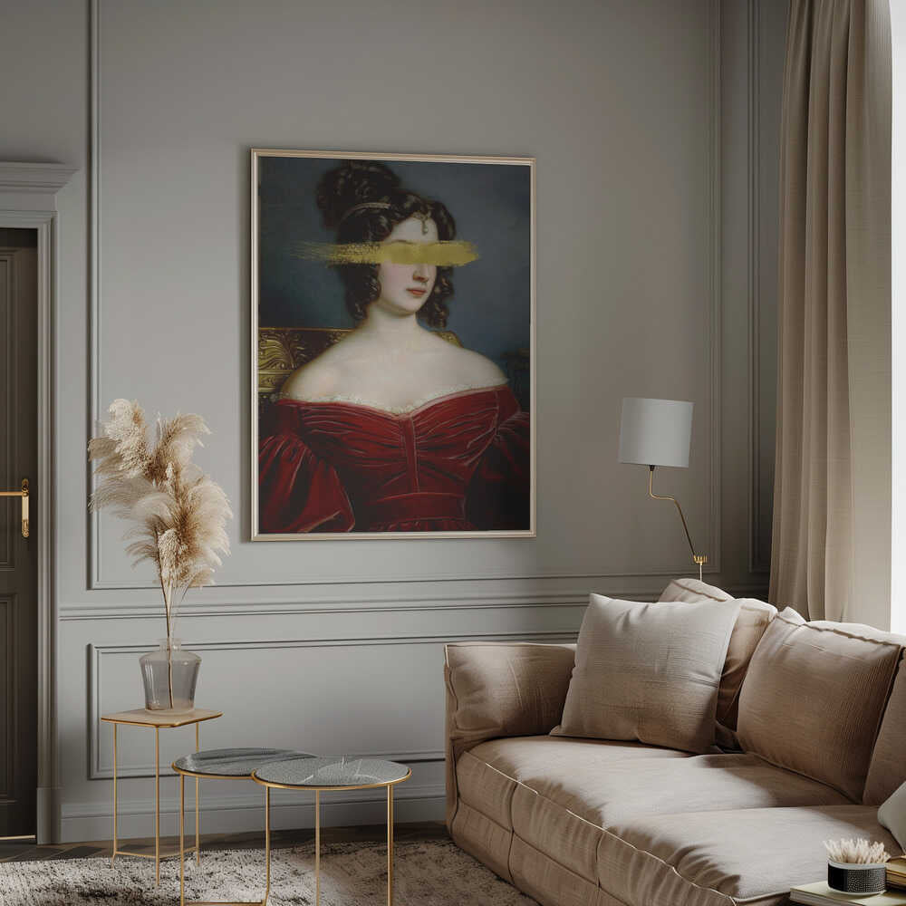 Wall Art Goldmarianna Ratioiso by Talitha McQueen-canvas prints-DECOROLALA
