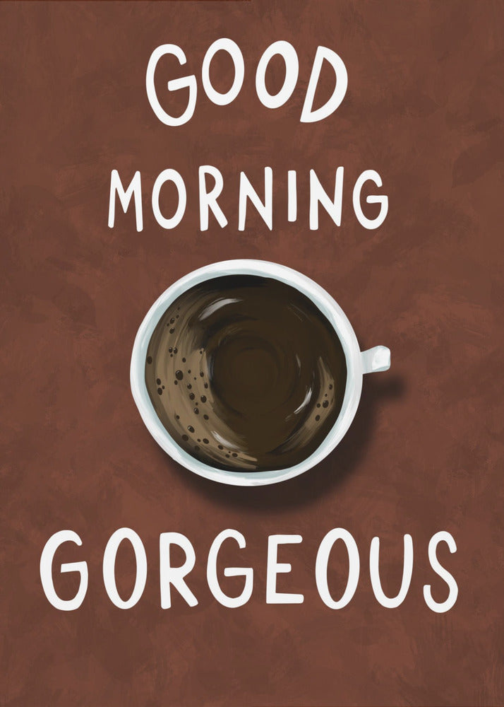 Wall Art Good Morning Gorgeous by EMELIEmaria-Canvas Print-DECOROLALA