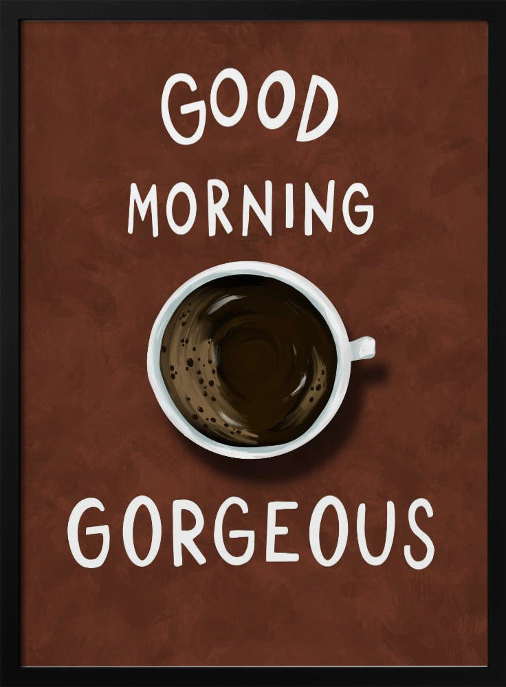 Wall Art Good Morning Gorgeous by EMELIEmaria-Canvas Print-DECOROLALA