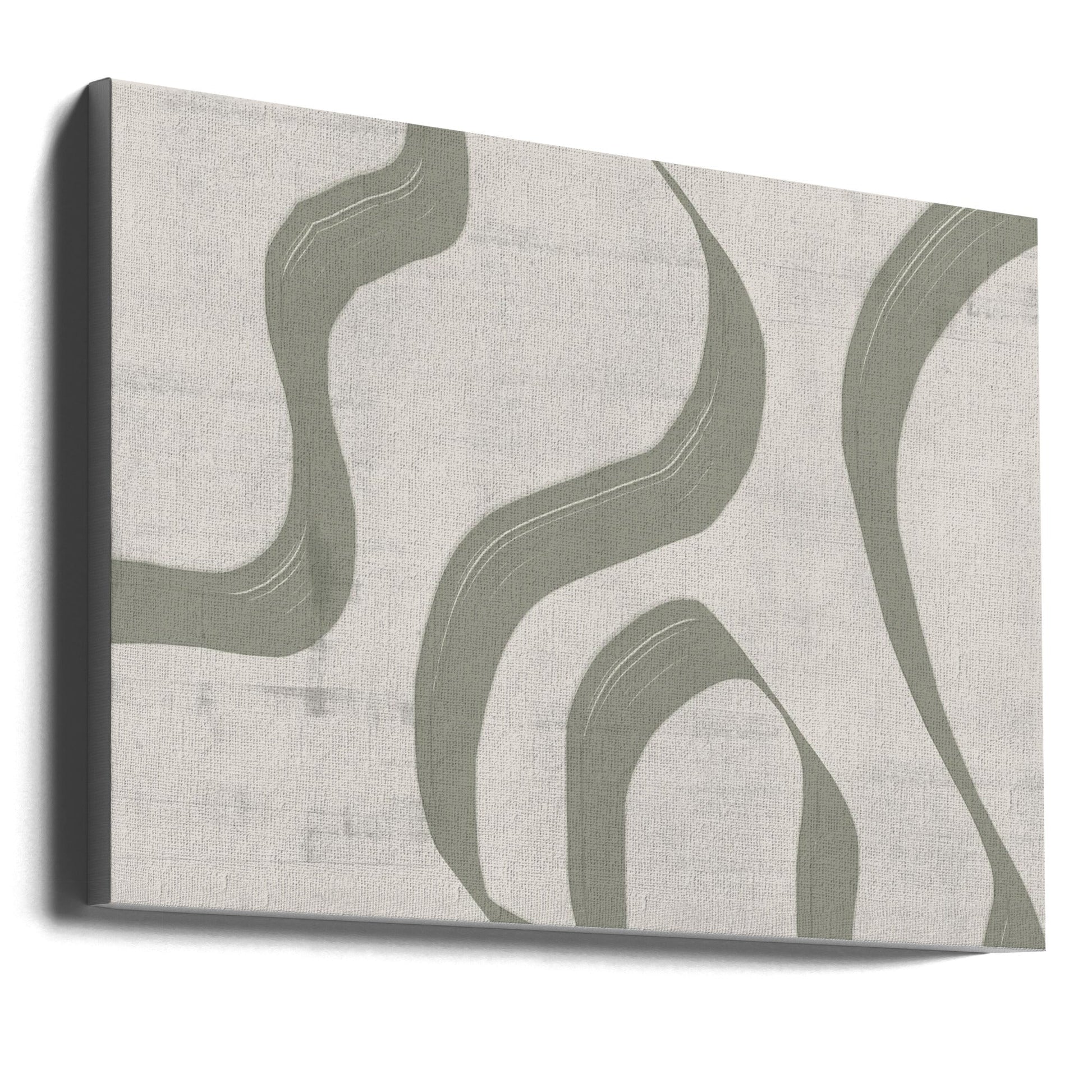 Wall Art Green Waves No.2 by THE MIUUS STUDIO-canvas-DECOROLALA