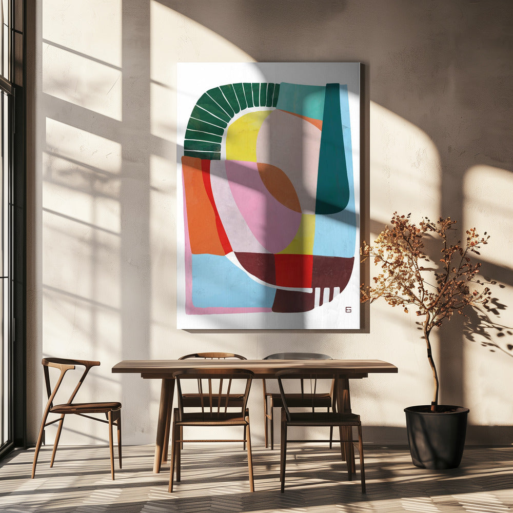 Wall Art Happiness 01 by Ellen Greup-canvas-DECOROLALA