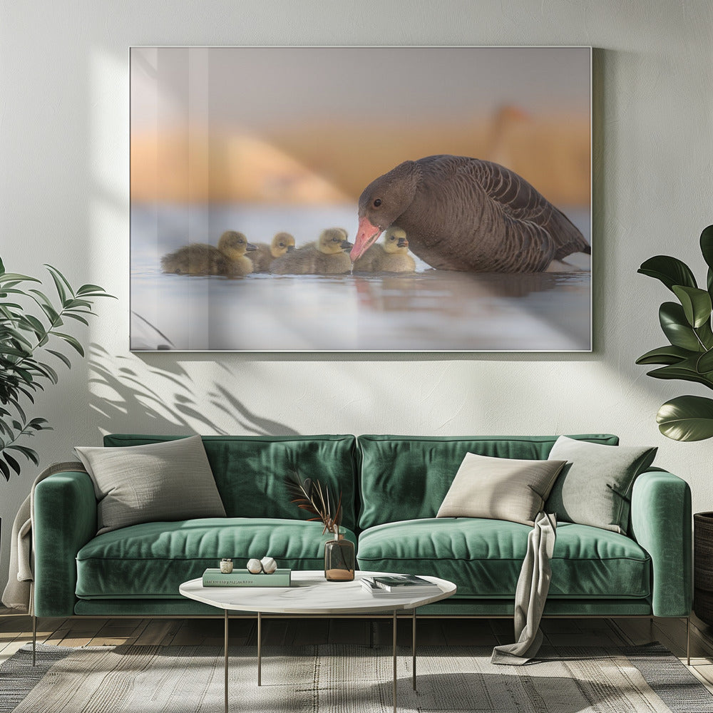 Wall Art Happy Family by Jie Fischer-Canvas Print-DECOROLALA