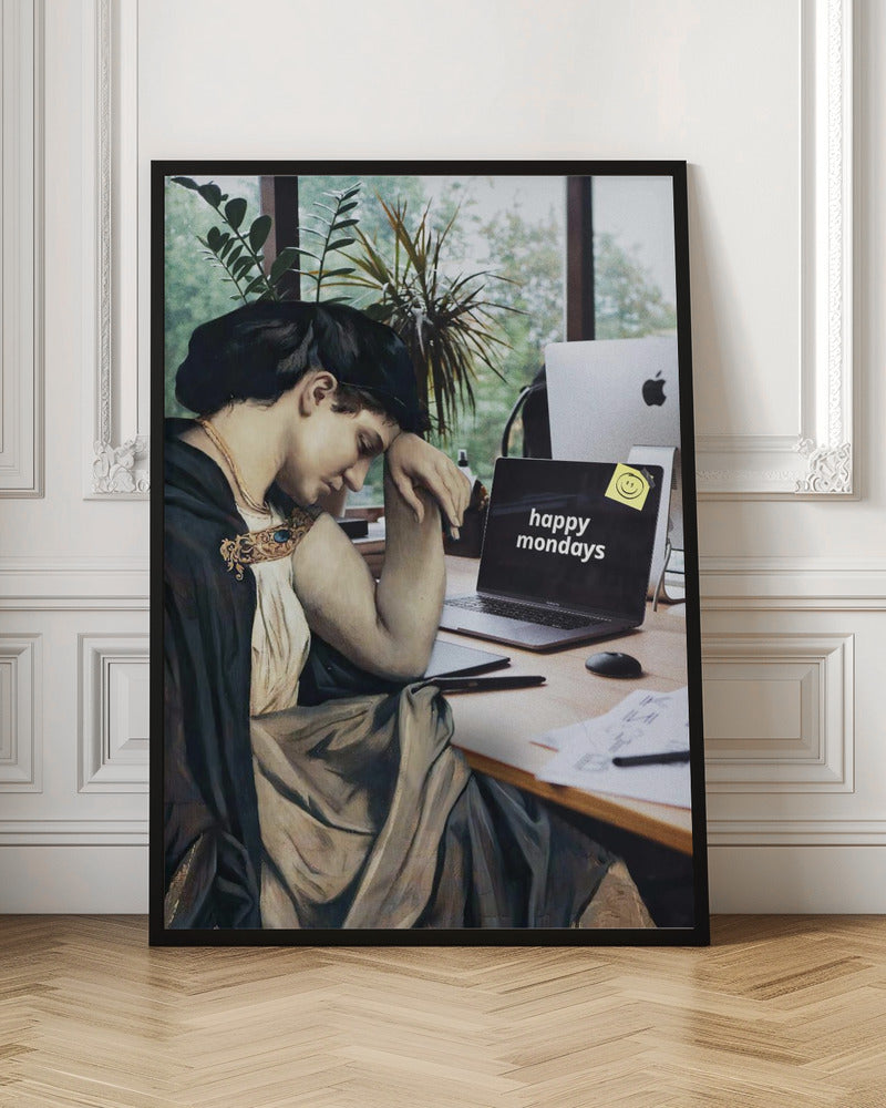 Wall Art Happy Mondays by Dikhotomy-Canvas Print-DECOROLALA