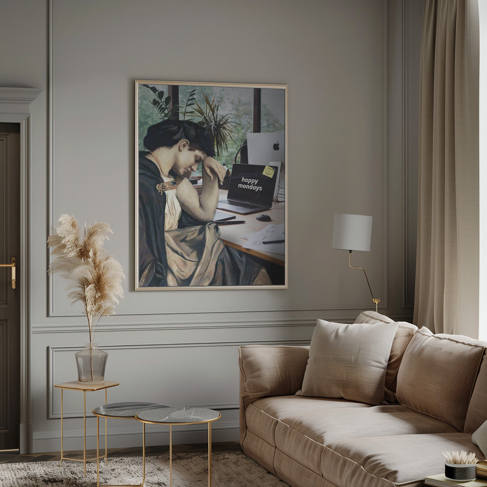 Wall Art Happy Mondays by Dikhotomy-Canvas Print-DECOROLALA