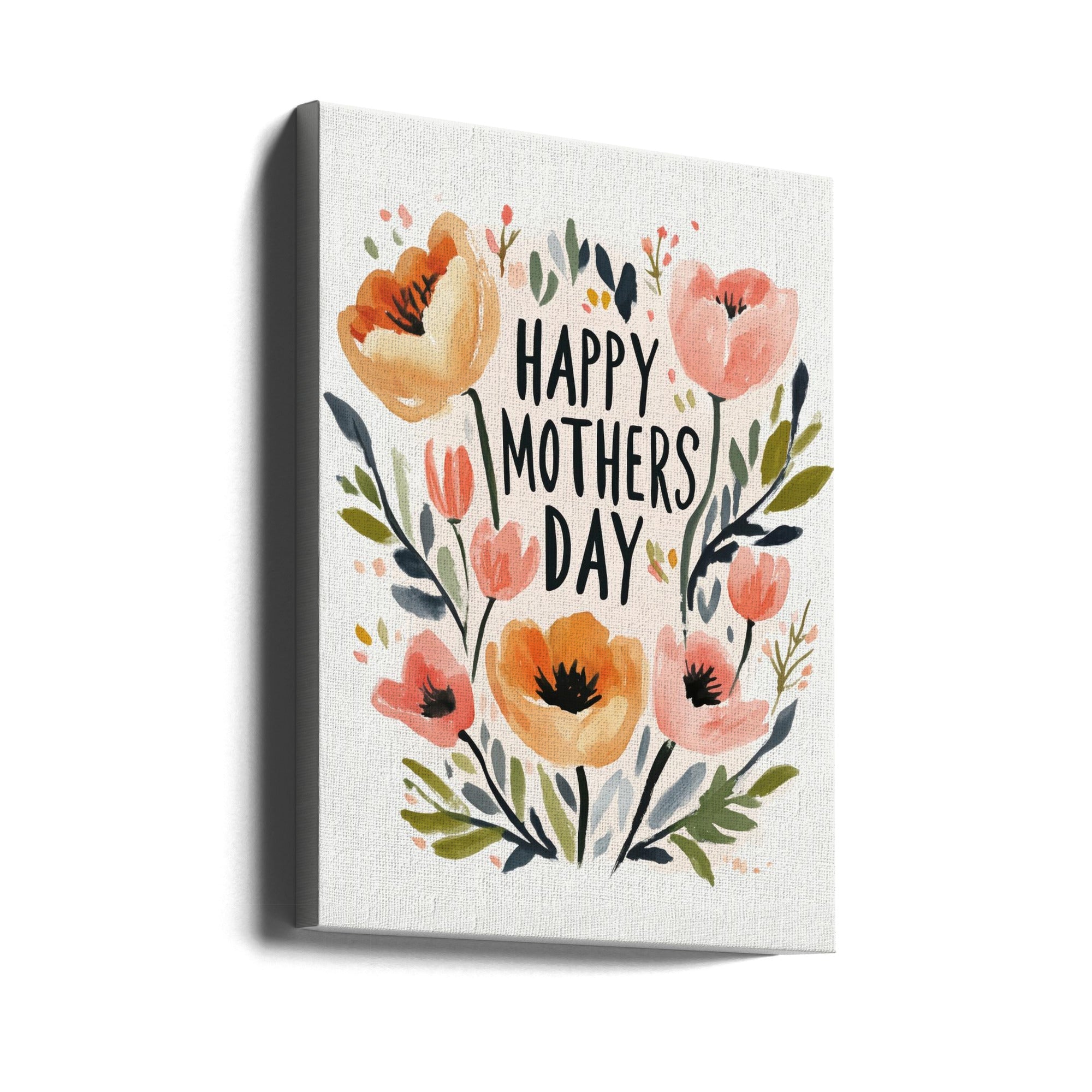 Wall Art Happy Mothers Day by Treechild-Canvas Print-DECOROLALA