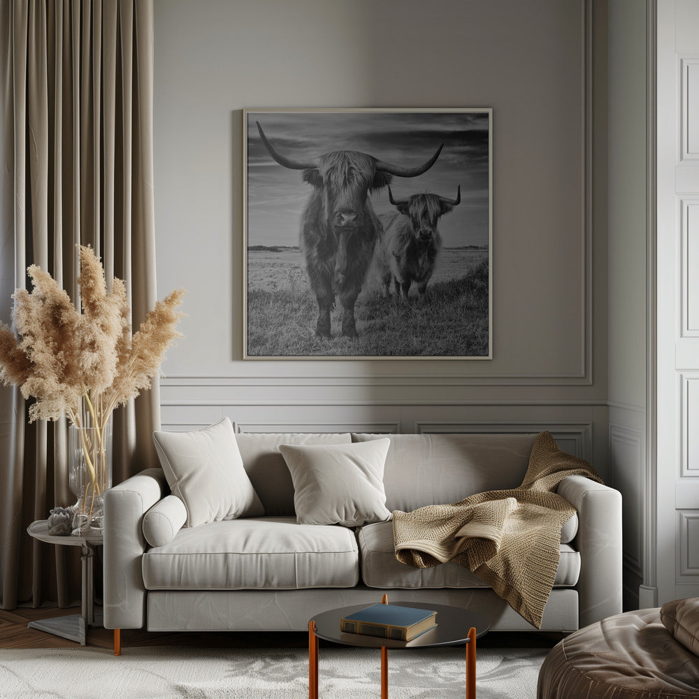 Wall Art Highlands by Stephane Pecqueux-Canvas Print-DECOROLALA