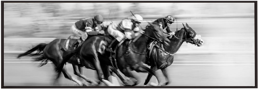 Wall Art Horse Racing Canvas Print by Leeian Dai-Canvas Print-DECOROLALA