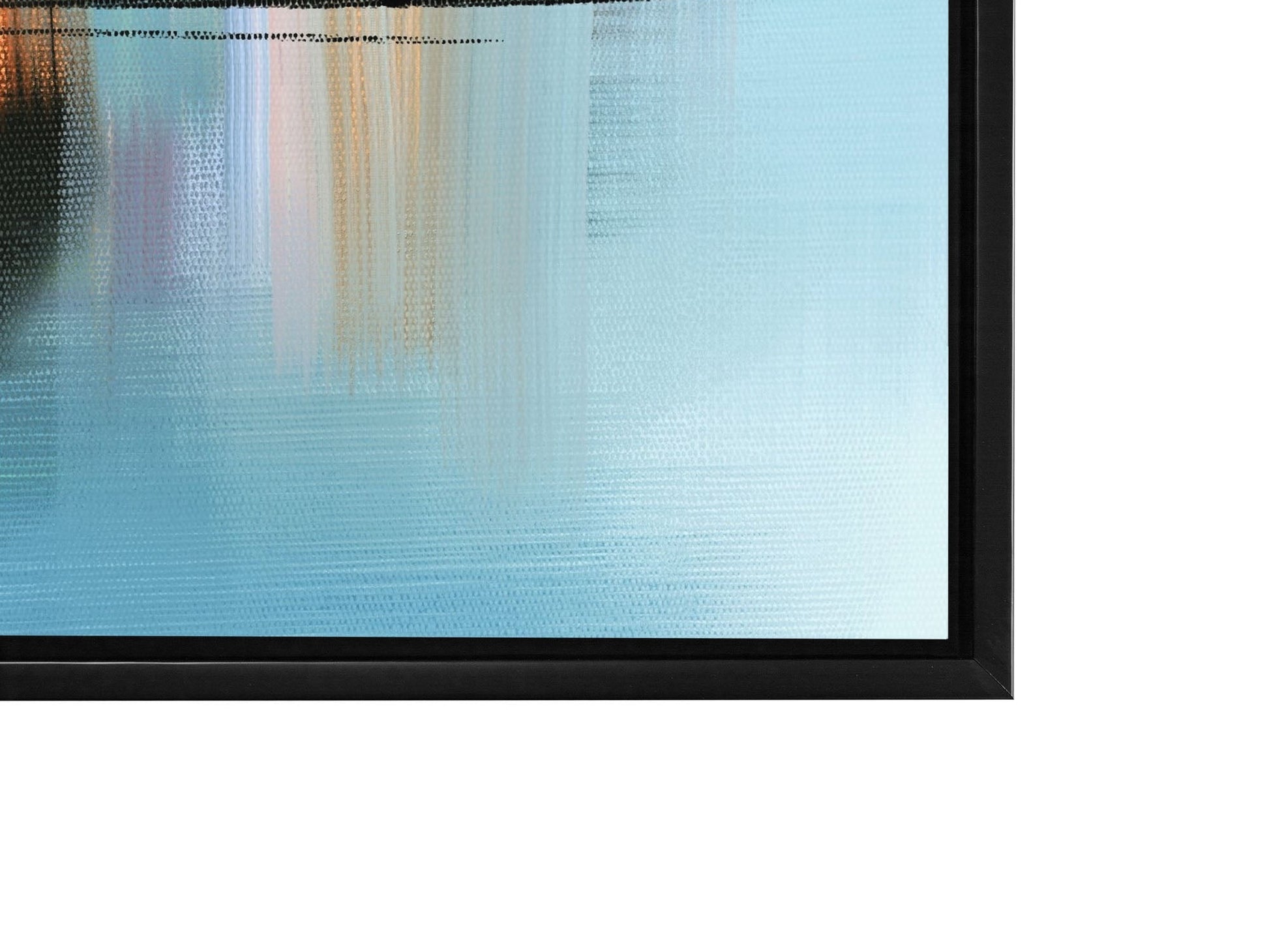 Wall Art-Hues of Blue Abstract- Fine Art Canvas - RGB varnish #4836-105-Wall Art-DECOROLALA