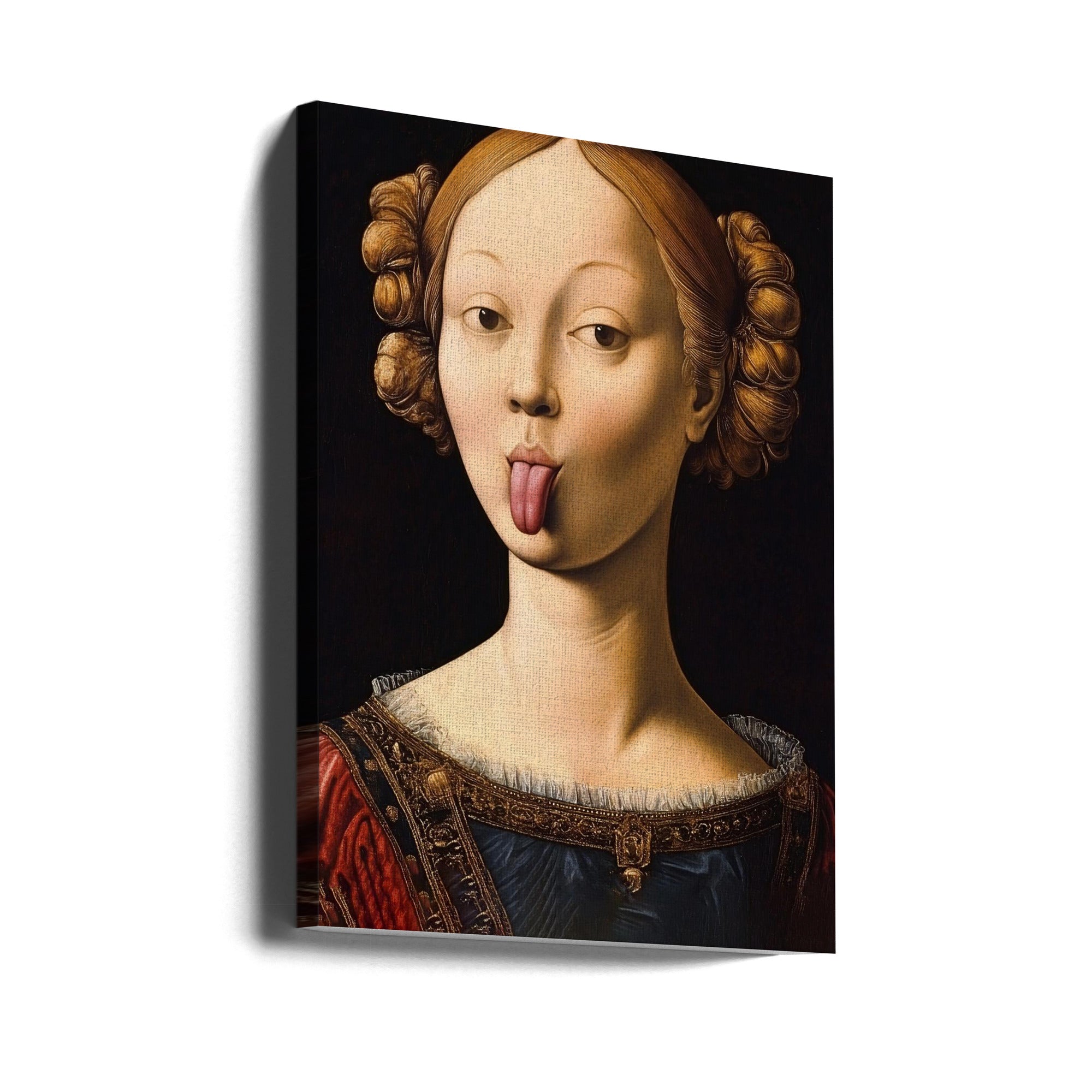 Wall Art Insolent Lady By Dikhotomy-Canvas Print-DECOROLALA