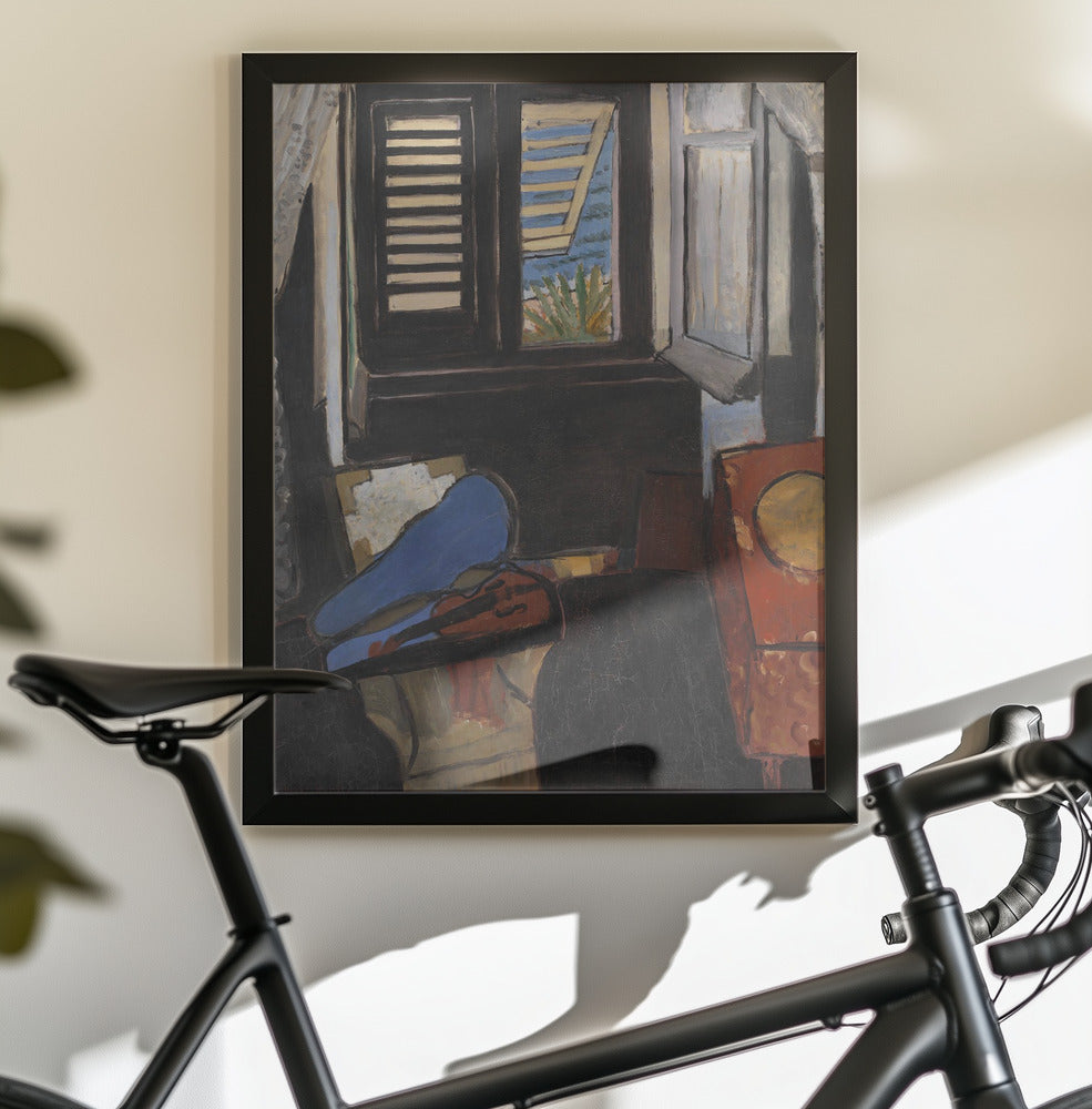 Wall Art Intrieur Au Violon by Henri Matisse-canvas prints-DECOROLALA
